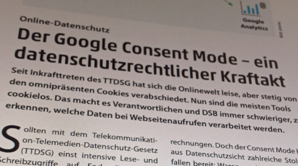 Neuerscheinung – Google Consent Mode